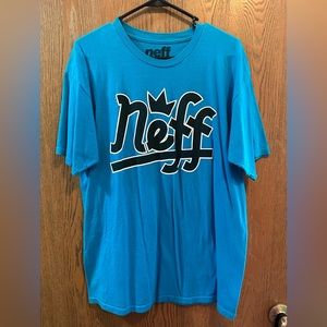 Neff blue tshirt size large